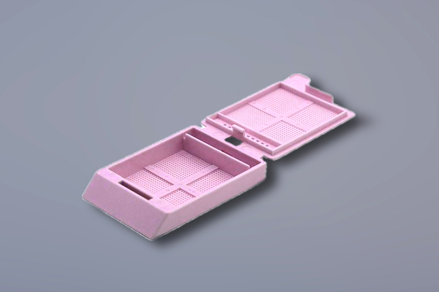 Casete de microbiopsia de POM/PVC