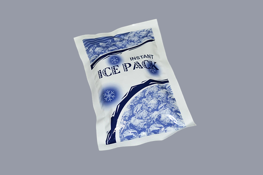 Pequeñas bolsas de hielo instantáneas reutilizables