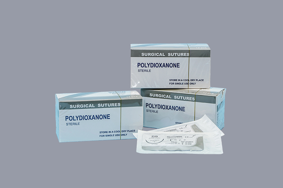 Sutura absorbible de polidioxanona