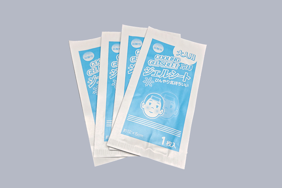 Parche de enfriamiento para la fiebre de tela Spunlace de 12 × 5 cm