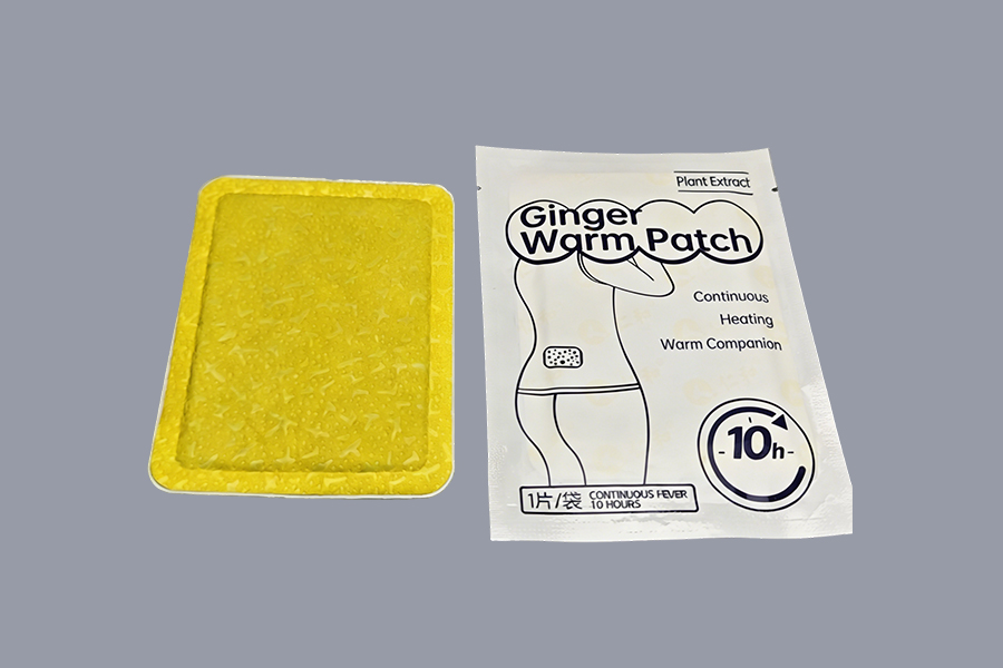 Parche cálido de jengibre de 130 mm × 95 mm
