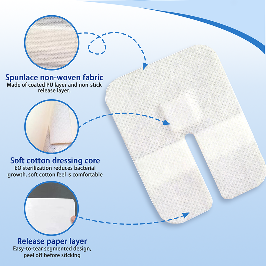 Aderezo adhesivo no tejido