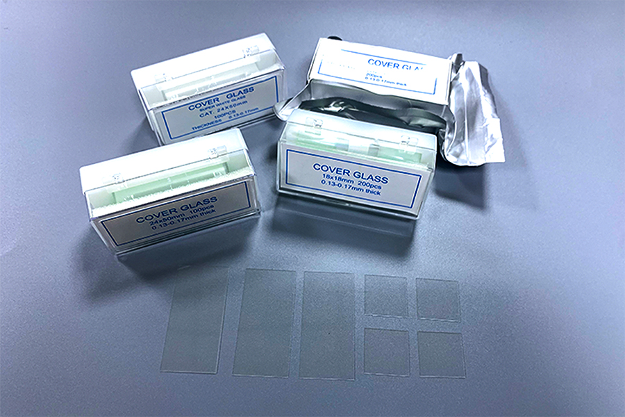 Cubreobjetos para microscopio