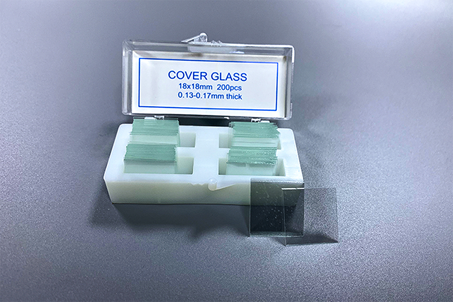 Cubreobjetos para microscopio