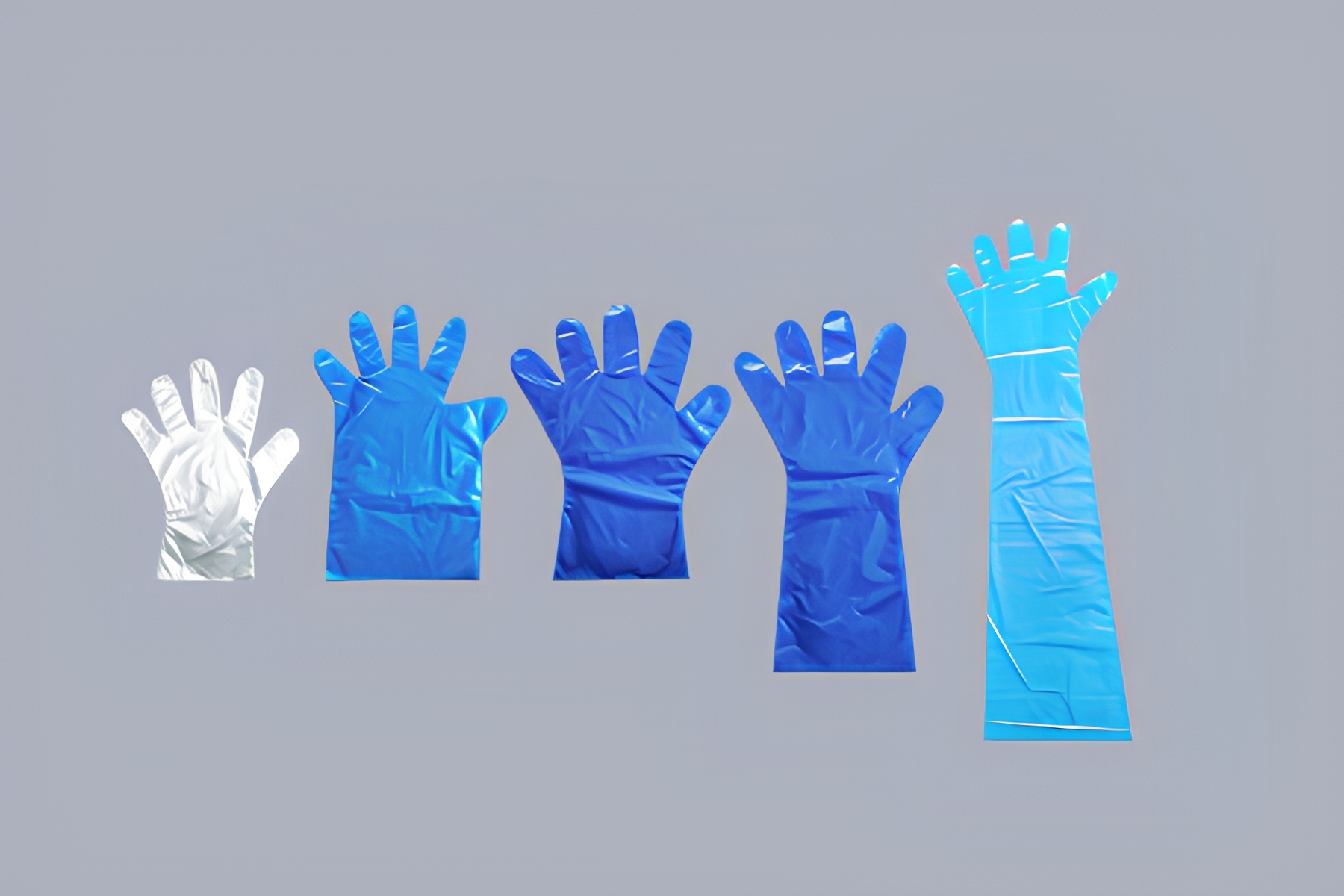 Guantes desechables de PE CPE