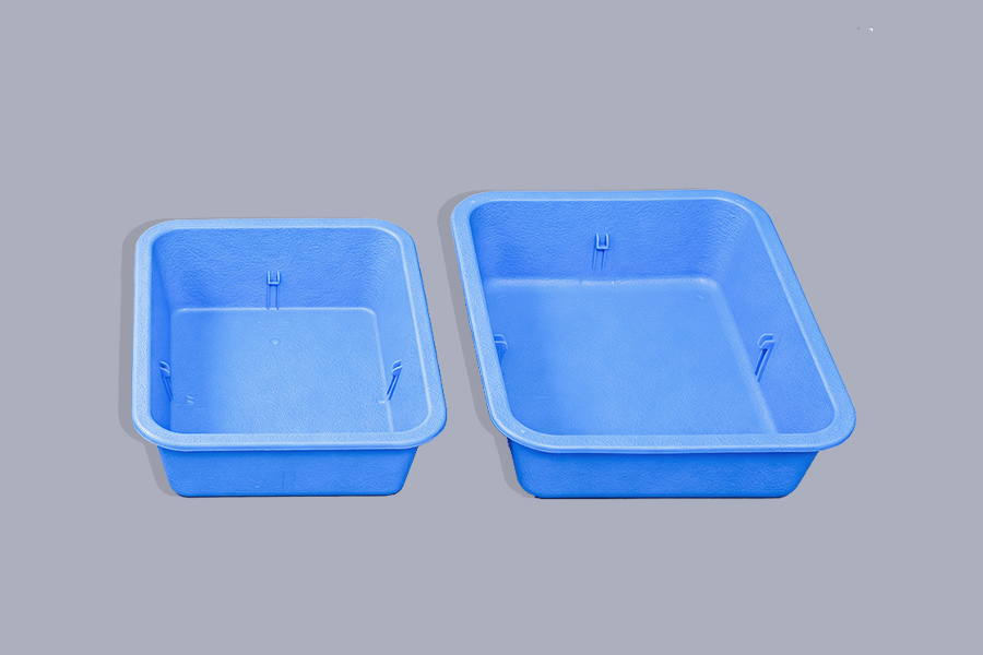 Envase de plástico rectangular de 500-6000 ml