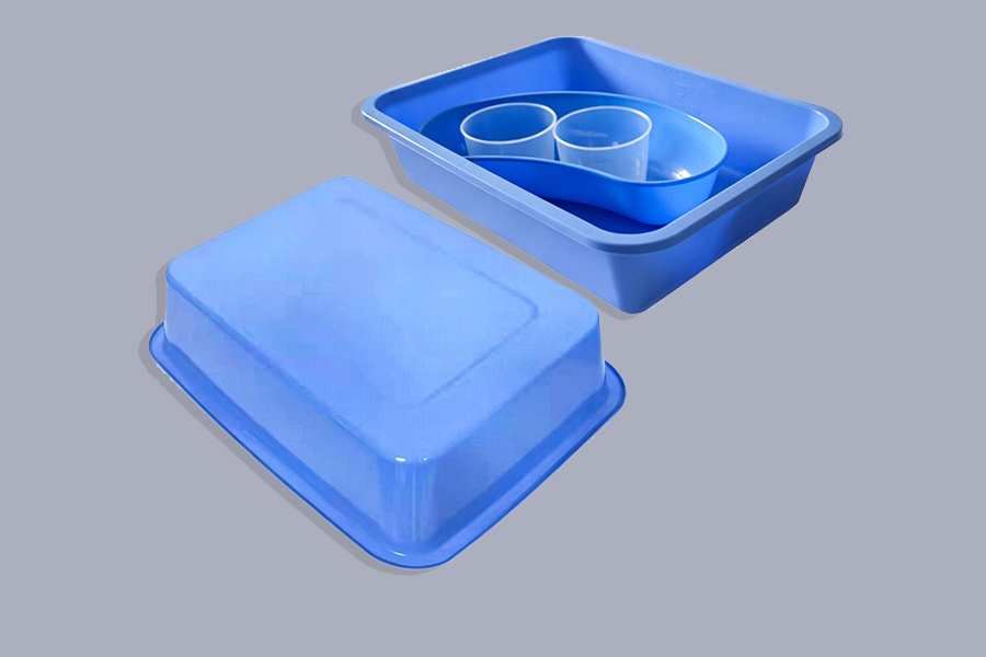 Envase de plástico rectangular de 500-6000 ml