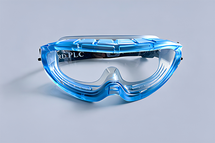 Gafas Google médicas completamente cerradas