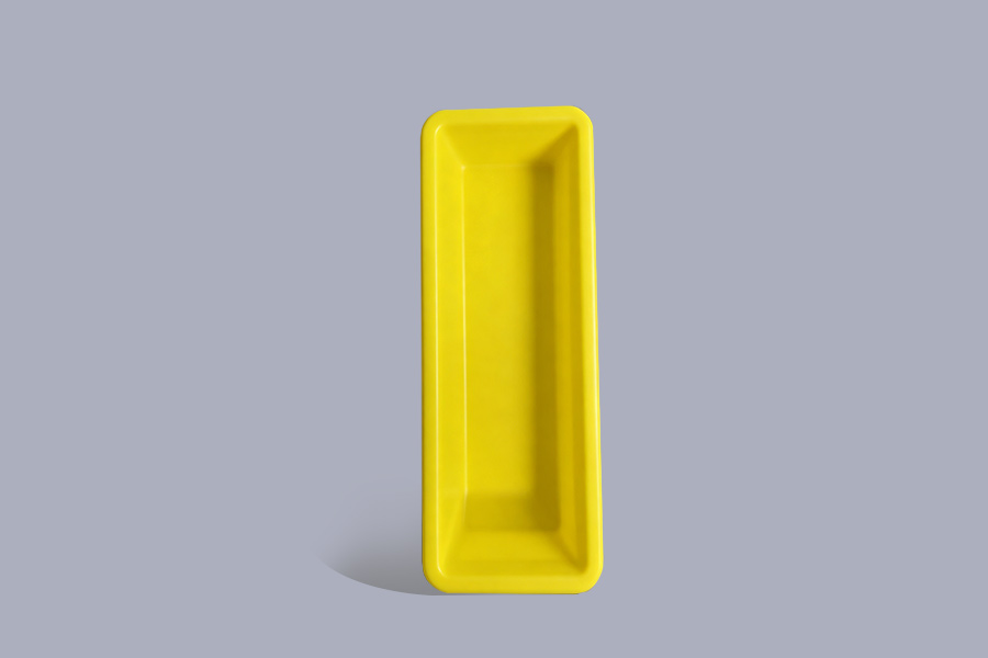 Envase de plástico rectangular de 500 ml